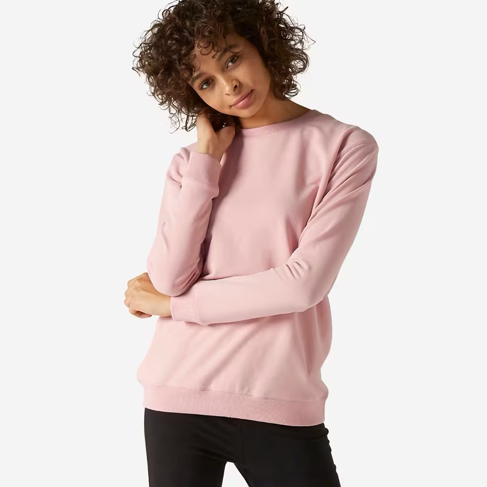 DÉCATHLON | XS | Pink Crew Neck Sweater | NWT